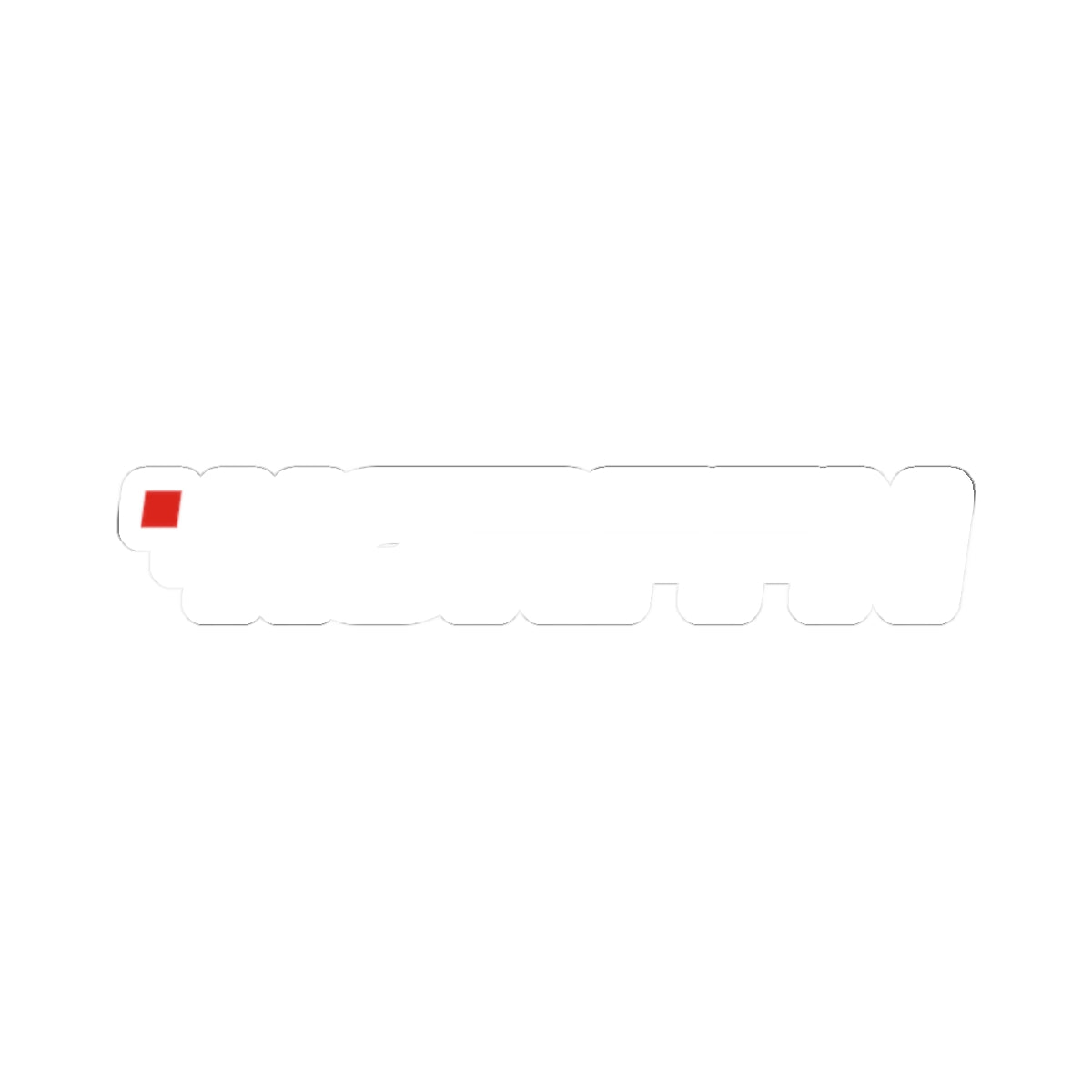 CARFFEINE STICKER WHITE
