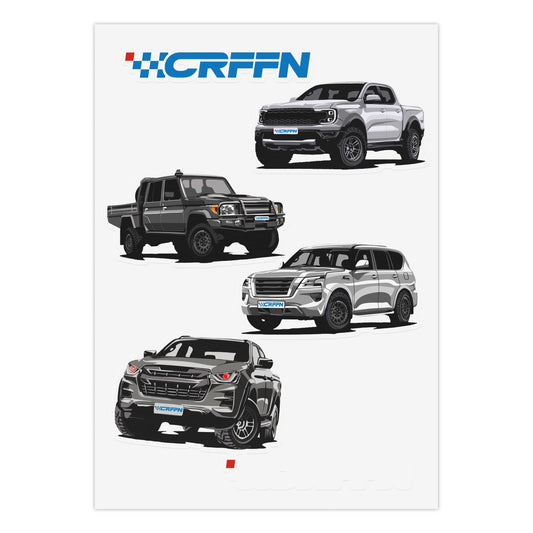 CARFFEINE STICKER SHEET